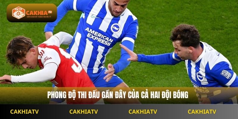 Phong độ thi đấu gần đây của cả hai đội bóng